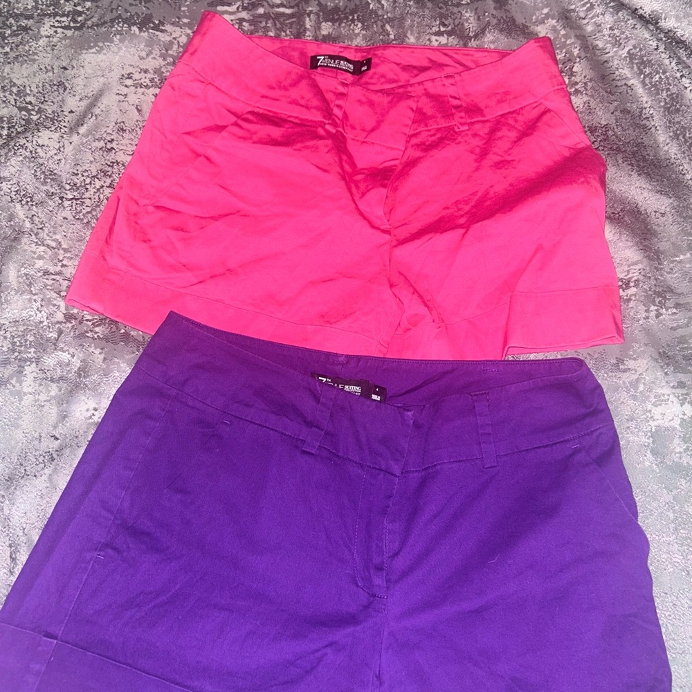 Fashion Bug Women's Pink and Purple Skorts
